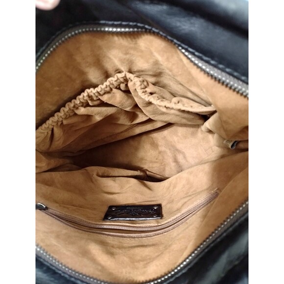 PATRICIA NASH MAYA Woven Straw Bucket Bag Purse Leather Trim Tassel Zip Italy - Picture 12 of 16